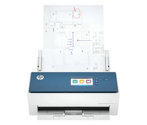 HP ScanJet Enterprise Flow N9000 sn1 Skaner z podajnikiem 600 x 600 DPI A3 Niebieski, Biały