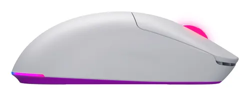 HATOR Quasar 3 Ultra 8K+8K Wireless mysz gamingowa, 2.4 GHz + Bluetooth + USB, Optical 100M Switches, PixArt PAW3950, RGB, Web SyncHUB™, Biało-fioletowa