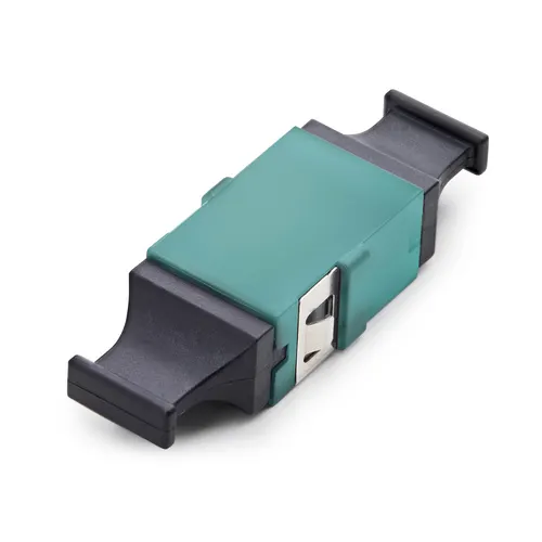 StarTech.com MPOSMAPCAQCOUPLER adapter światłowodowy MPO/MTP 1 szt. Kolor Aqua, Czarny