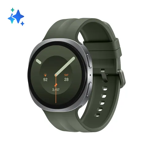 Samsung Galaxy Watch9 3,81 cm (1.5") AMOLED 44 mm Cyfrowy 480 x 480 px Ekran dotykowy Srebrny Wi-Fi GPS (SM-L350NZSAEUE)