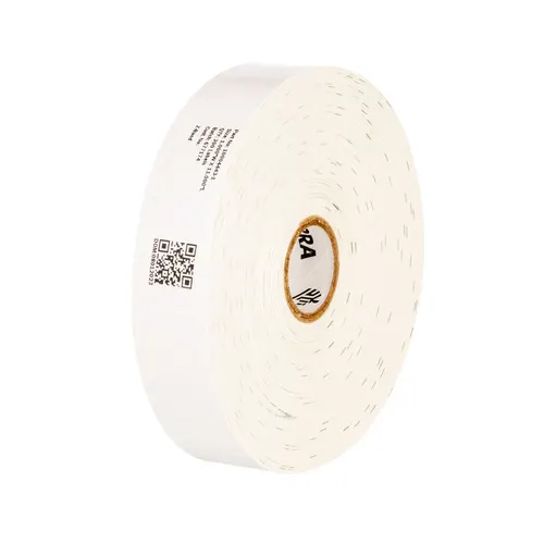 Zebra Z-Band Direct Wristband Biały, 25,4 x 279,4 mm, czerwone