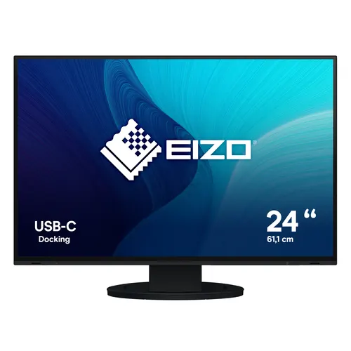 EIZO FlexScan EV2485-BK monitor komputerowy 61,2 cm (24.1") 1920 x 1200 px WUXGA LCD Czarny