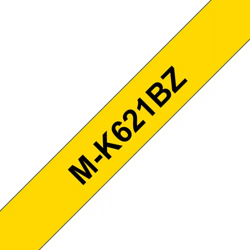 Brother M-K621BZ taśmy do etykietowania Czarny na żółtym