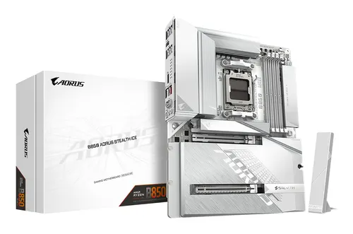 GIGABYTE B850 AORUS STEALTH ICE AMD B850 Gniazdo AM5 ATX