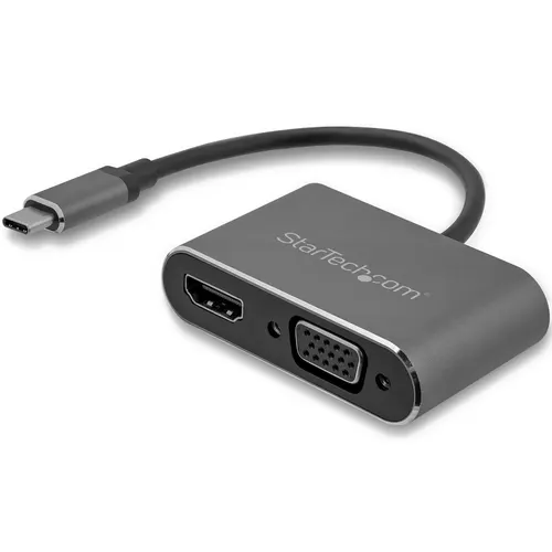 StarTech.com CDP2HDVGA zewnętrzna karta graficzna usb 3840 x 2160 px Czarny