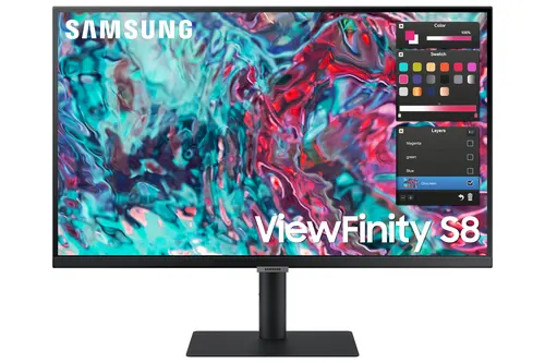 Samsung S80TB monitor komputerowy 68,6 cm (27") 3840 x 2160 px 4K Ultra HD LED Czarny