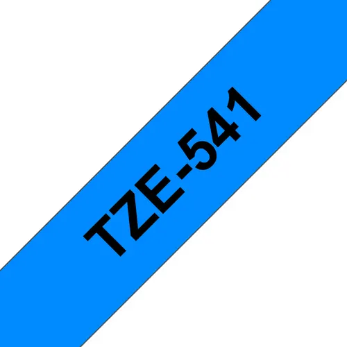 Brother TZE-541 taśmy do etykietowania Czarny na niebieskim