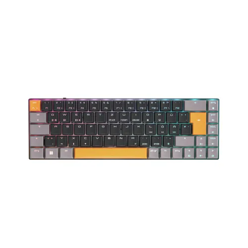CHERRY MX-LP 2.1 Compact Wireless klawiatura Gaming RF Wireless + Bluetooth QWERTZ Niemiecki Czarny