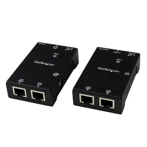 StarTech.com ST121SHD50 przedłużacz AV Nadajnik i odbiornik AV Czarny