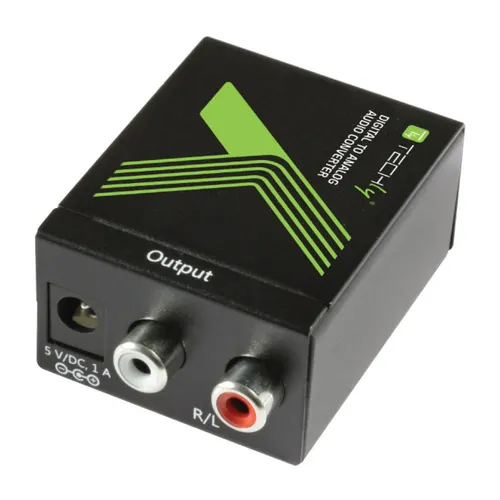 Techly IDATA SPDIF-3 przejściówka do kabli Multiconnection RCA Czarny
