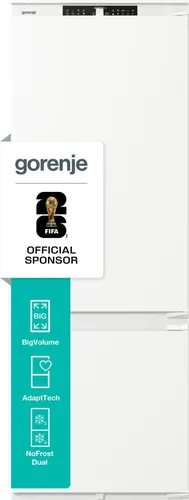 Gorenje NRKI619D61WFE Wbudowany 377 l Biały