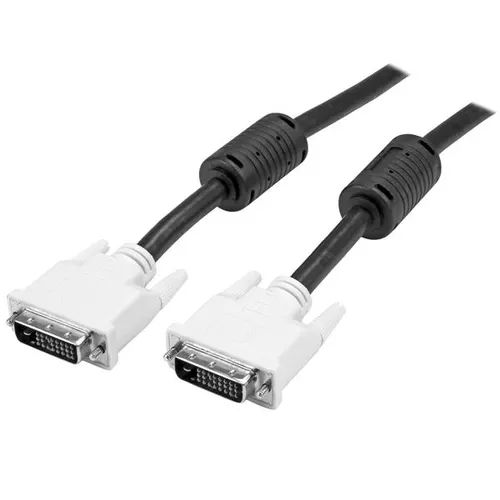 StarTech.com DVIDDMM3M kabel DVI 3 m DVI-D Czarny, Biały