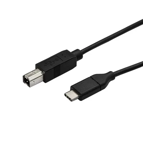 StarTech.com USB2CB50CM kabel USB USB 2.0 0,5 m USB C USB B 0,48 Gbit/s Czarny