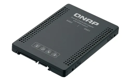 QNAP QDA-A2MAR obudowa do dysków twardych Obudowa SSD Czarny M.2