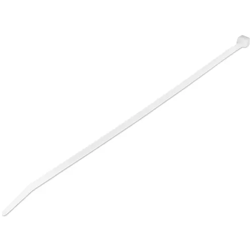 StarTech.com CBMZT10N opaska kablowa Zwalniana opaska kablowa Nylon, Plastik Biały 100 szt.