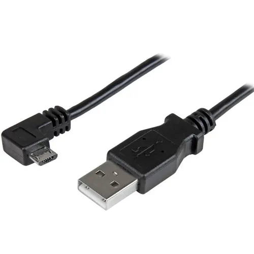 StarTech.com USBAUB1MRA kabel USB USB 2.0 1 m USB A Micro-USB B 0,48 Gbit/s Czarny