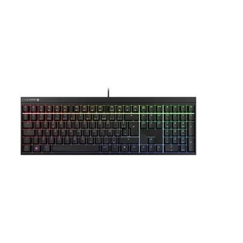 CHERRY MX 2.0S RGB klawiatura Gaming USB AZERTY Francuski Czarny