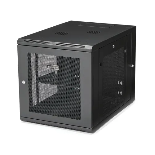StarTech.com RK1232WALHM stojak 12U Szafa wisząca Czarny