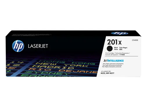 HP 201X oryginalny wkład laserowy o dużej pojemności, czarny