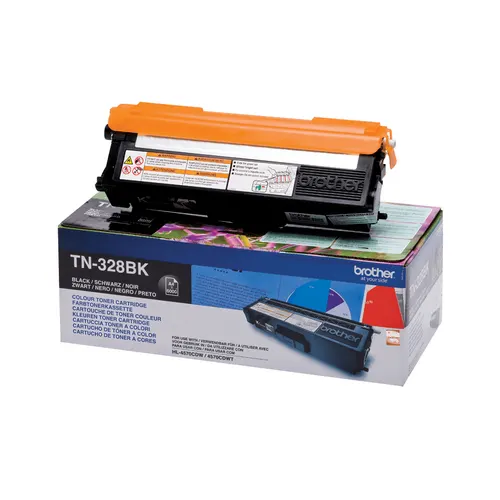 Brother TN-328BK kaseta z tonerem 1 szt. Oryginalny Czarny