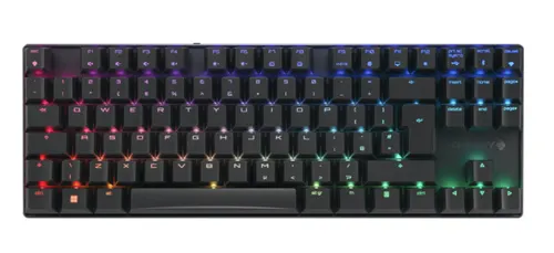 CHERRY MX 8.2 TKL WIRELESS klawiatura Gaming USB + RF Wireless + Bluetooth QWERTY Skandynawia Czarny