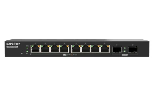 QNAP QSW-L2110-2S8T przełącznik sieciowy Zarządzany Desktop Czarny