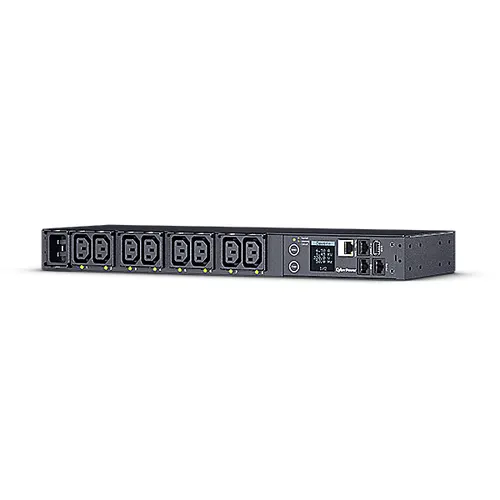CyberPower PDU81005 rozdzielacz zasilania PDU 8 x gniazdo sieciowe 1U Czarny