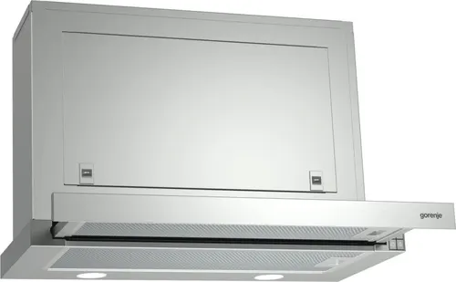 Gorenje BHP623E8X Pół wbudowany (wyciągany) Stal nierdzewna 578 m³/h