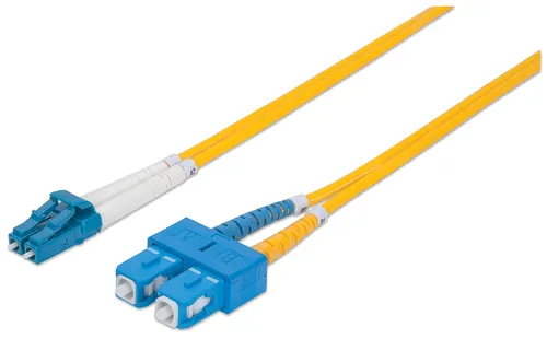 Intellinet 473965 kabel InfiniBand / światłowodowy 1 m LC SC Żółty