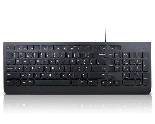 Lenovo Essential Wired Keyboard AI U.S. English with Euro symbol