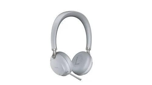 Yealink BH72 Lite Teams Zestaw słuchawkowy Bezprzewodowy Opaska na głowę Biuro/centrum telefoniczne USB Typu-A Bluetooth Jasny Szary