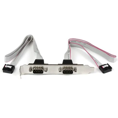 StarTech.com 2 IDC - 2 DB-9, F/M 2 x DB-9 2 x IDC Srebrny, Biały