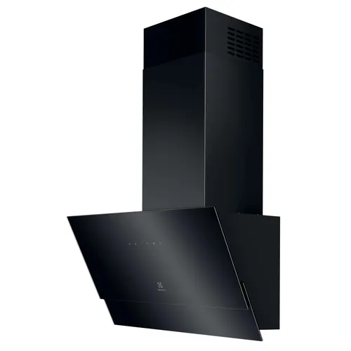 Electrolux Series 600 Hob2Hood 60 cm, Black Naścienny Czarny 575 m³/h