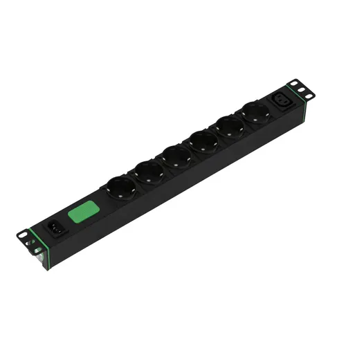 APC Easy Rack rozdzielacz zasilania PDU 7 x gniazdo sieciowe 1U Czarny