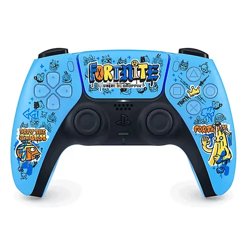 Sony Interactive Entertainment DualSense V2 - FORTNITE Limited Edition Niebieski, Wielobarwny Bluetooth/USB Gamepad Analogowa/Cyfrowa Android, MAC, PC, PlayStation 5, iOS