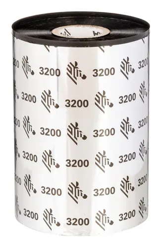Zebra 3200 Wax/Resin taśma termiczna 450 m Czarny, 174 mm x 450 m