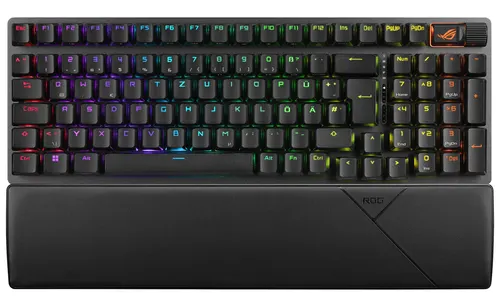 ASUS ROG Strix Scope II 96 Wireless klawiatura Gaming USB + RF Wireless + Bluetooth QWERTY US English Czarny