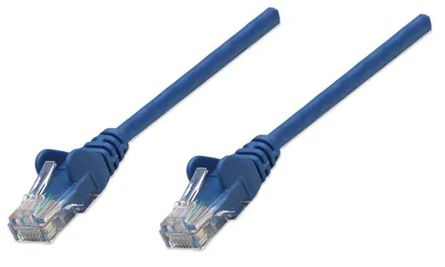 Intellinet 318938 kabel sieciowy Niebieski 1 m Cat5e U/UTP (UTP)