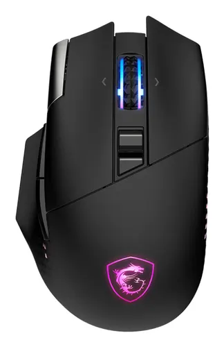 MSI S12-4301370-CLA myszka Gaming Dla praworęcznych RF Wireless + Bluetooth + USB Type-A Optyczny 26000 DPI