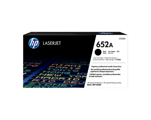 HP 652A oryginalny czarny toner LaserJet
