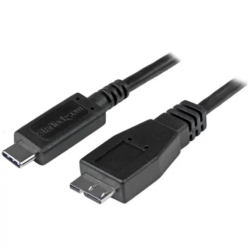 StarTech.com USB31CUB1M kabel USB USB 3.2 Gen 2 (3.1 Gen 2) 1 m USB C Micro-USB B 10 Gbit/s Czarny