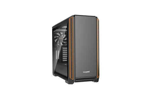 be quiet! Silent Base 601 Window Midi Tower Czarny, Pomarańczowy