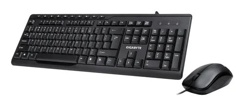 GIGABYTE KM6300 klawiatura Dołączona myszka USB Czarny