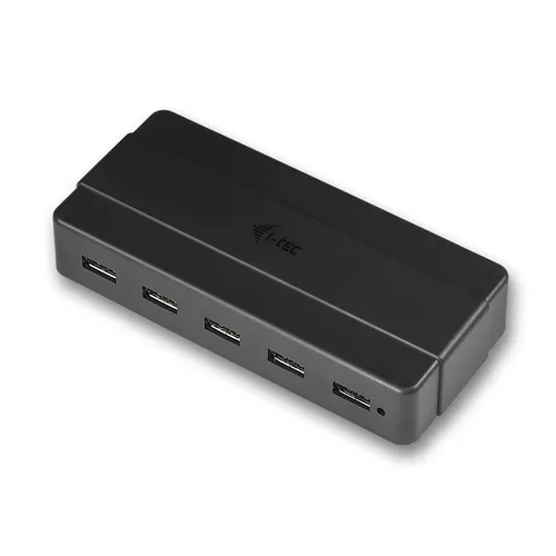 i-tec U3HUB742 huby i koncentratory USB 3.2 Gen 1 (3.1 Gen 1) Type-B 5000 Mbit/s Czarny
