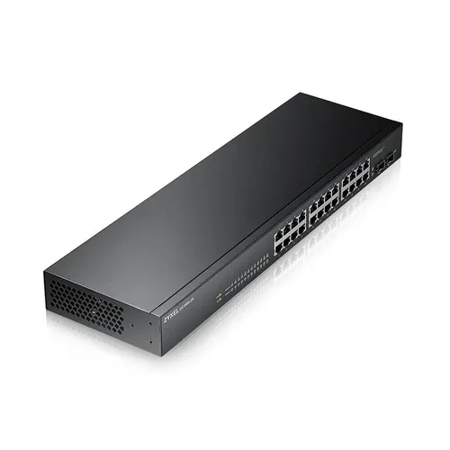 Zyxel GS-1900-24 v2 Zarządzany L2 Gigabit Ethernet (10/100/1000) 1U Czarny
