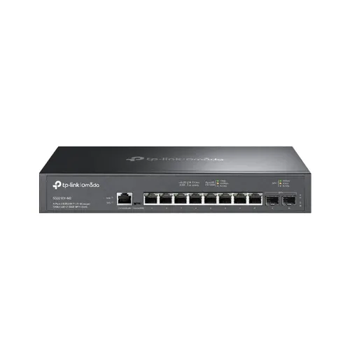 TP-Link Omada SG3210X-M2 przełącznik sieciowy Zarządzany L2+ 2.5G Ethernet (100/1000/2500) 1U Czarny