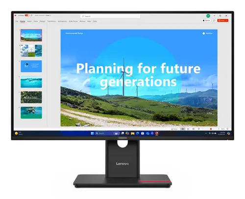 Lenovo ThinkVision T27D-40 monitor komputerowy 68,6 cm (27") 1920 x 1080 px Full HD LED Czarny