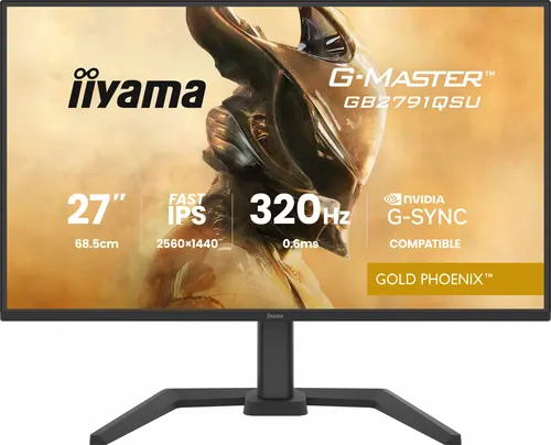 iiyama G-MASTER GB2791QSU-B1 monitor komputerowy 68,6 cm (27") 2560 x 1440 px Wide Quad HD LCD Czarny