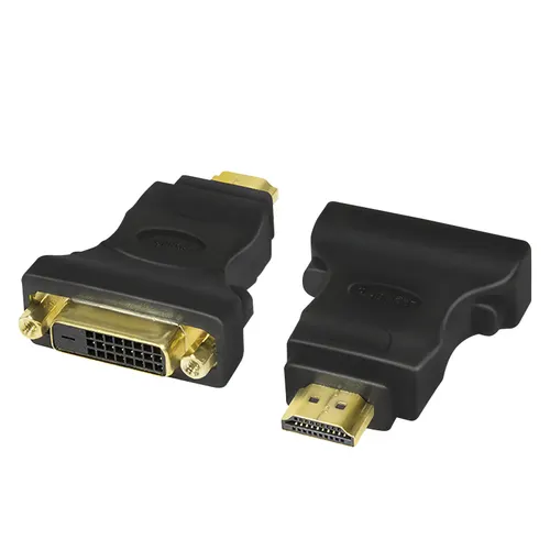 LogiLink AH0002 adapter kablowy HDMI Typu A (Standard) DVI-D Czarny
