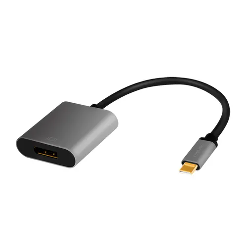 LogiLink CUA0102 przejściówka do kabli USB 3.2 Gen1 Type-C DisplayPort Czarny